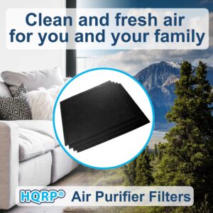 HQRP 4-Pack Pre-Cut Activated Carbon Filter Compatible with Honeywell HRF-A300 fits HPA300, HA300, HA300BHDB, HPA304, HPA8350, HPA-300, HA-300, HA-300-BHDB, HPA-304, HPA-8350 Series