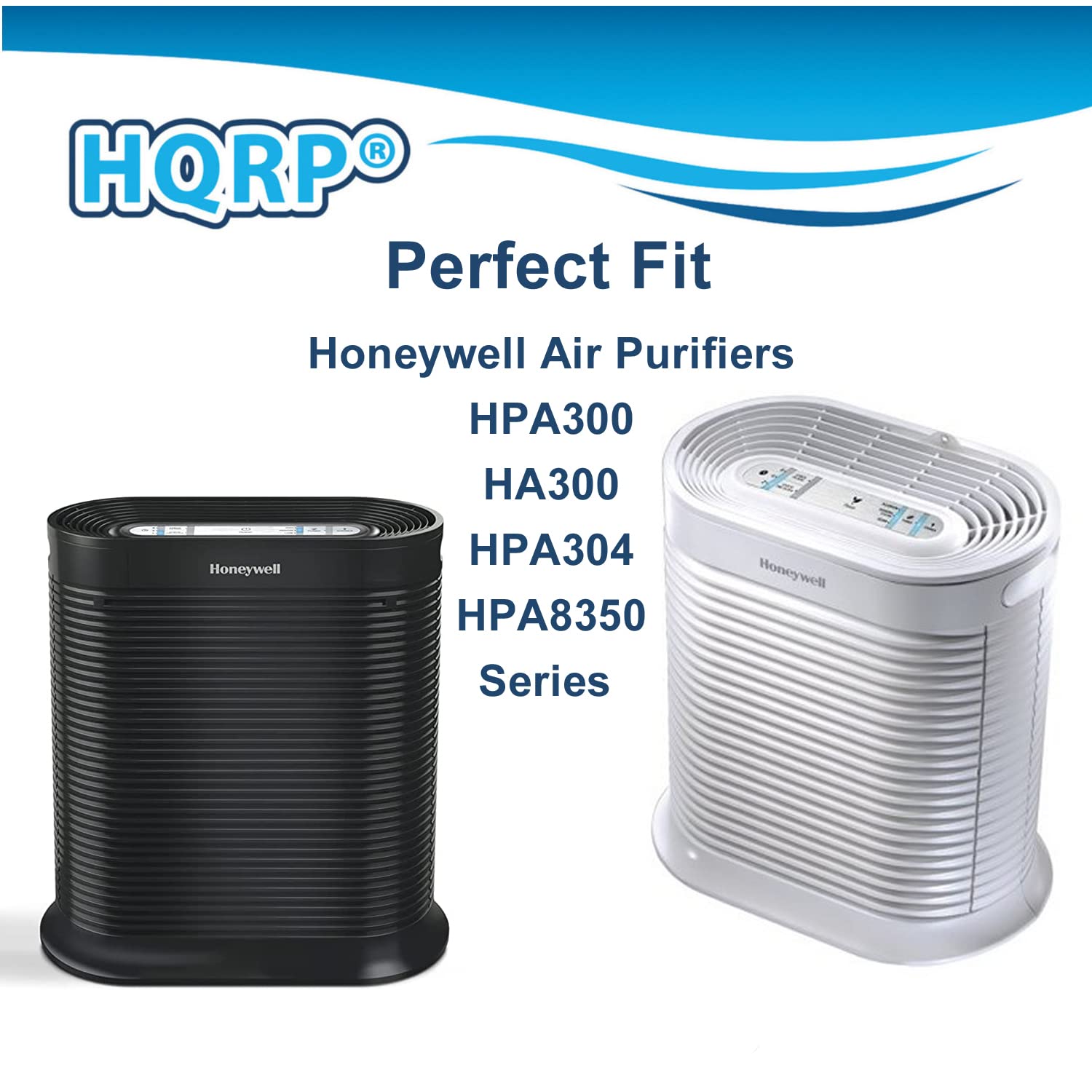 HQRP 4-Pack Pre-Cut Activated Carbon Filter Compatible with Honeywell HRF-A300 fits HPA300, HA300, HA300BHDB, HPA304, HPA8350, HPA-300, HA-300, HA-300-BHDB, HPA-304, HPA-8350 Series