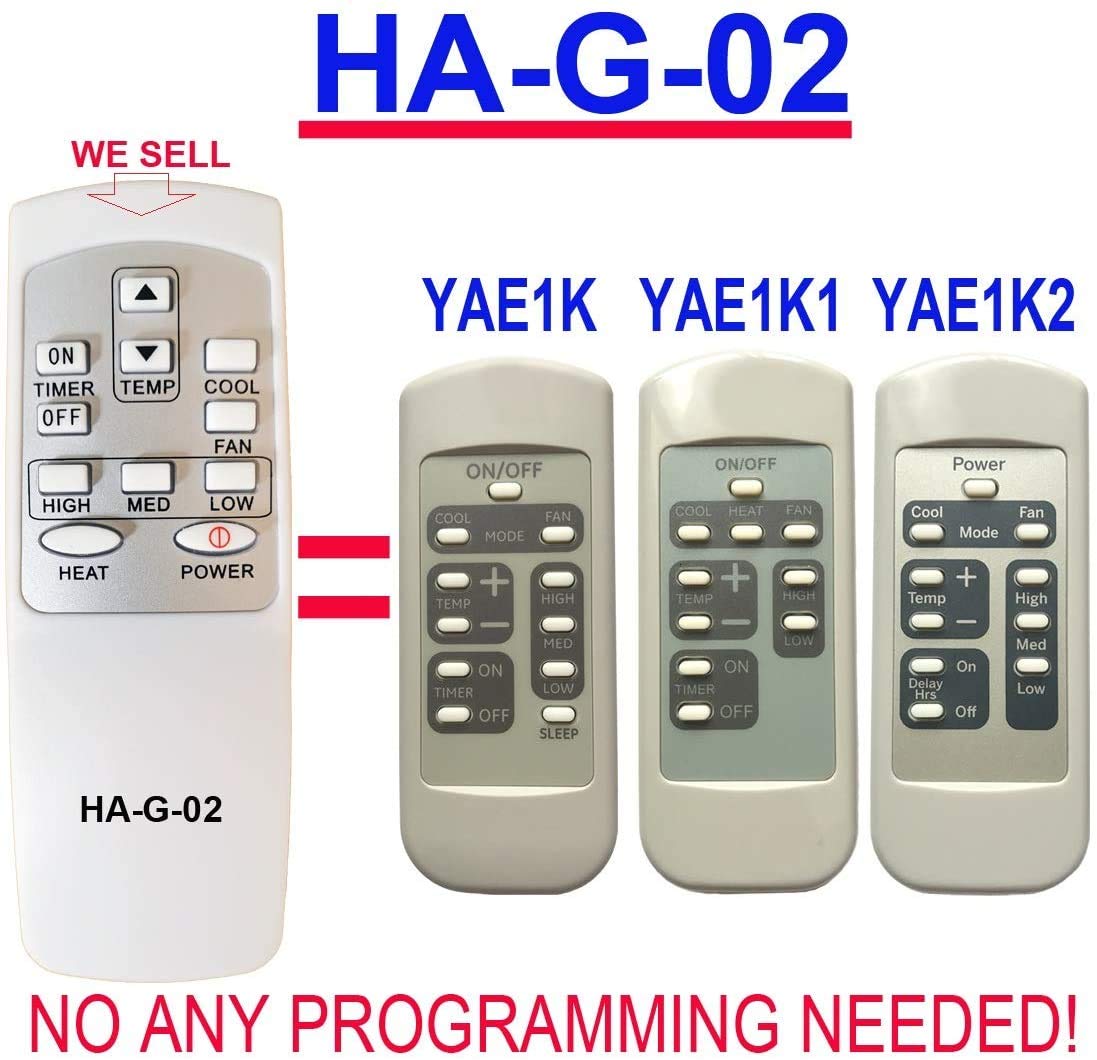 CHOUBENBEN Replacement GE Air Conditioner Remote Control AJCQ12ACG AJCQ12ACGL1 AJCQ12DCF AJCQ12DCFW1 AJCQ12DCG AJCQ12DCGL1