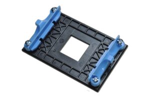 tt racing for amd cpu fan heatsink mounting bracket am4,socket retention mount for hook-type air-cooled or partially water-cooled radiators, base for am4 b350 x370 a320 x470 b1220 b240 (blue)