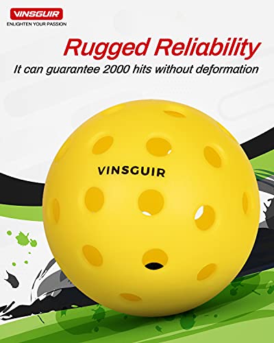 VINSGUIR Pickleball Balls 4 Pack