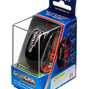 Go-tcha Evolve LED-Touch Wristband Watch for Pokemon Go with Auto Catch and Auto Spin - Black/Red