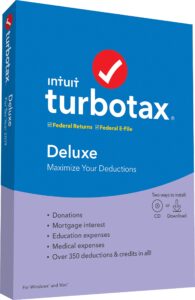 [old version] turbotax deluxe 2019 tax software [pc/mac disc]