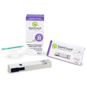 swimcount at-home sperm quality check | men's progressive motile fertility test kit