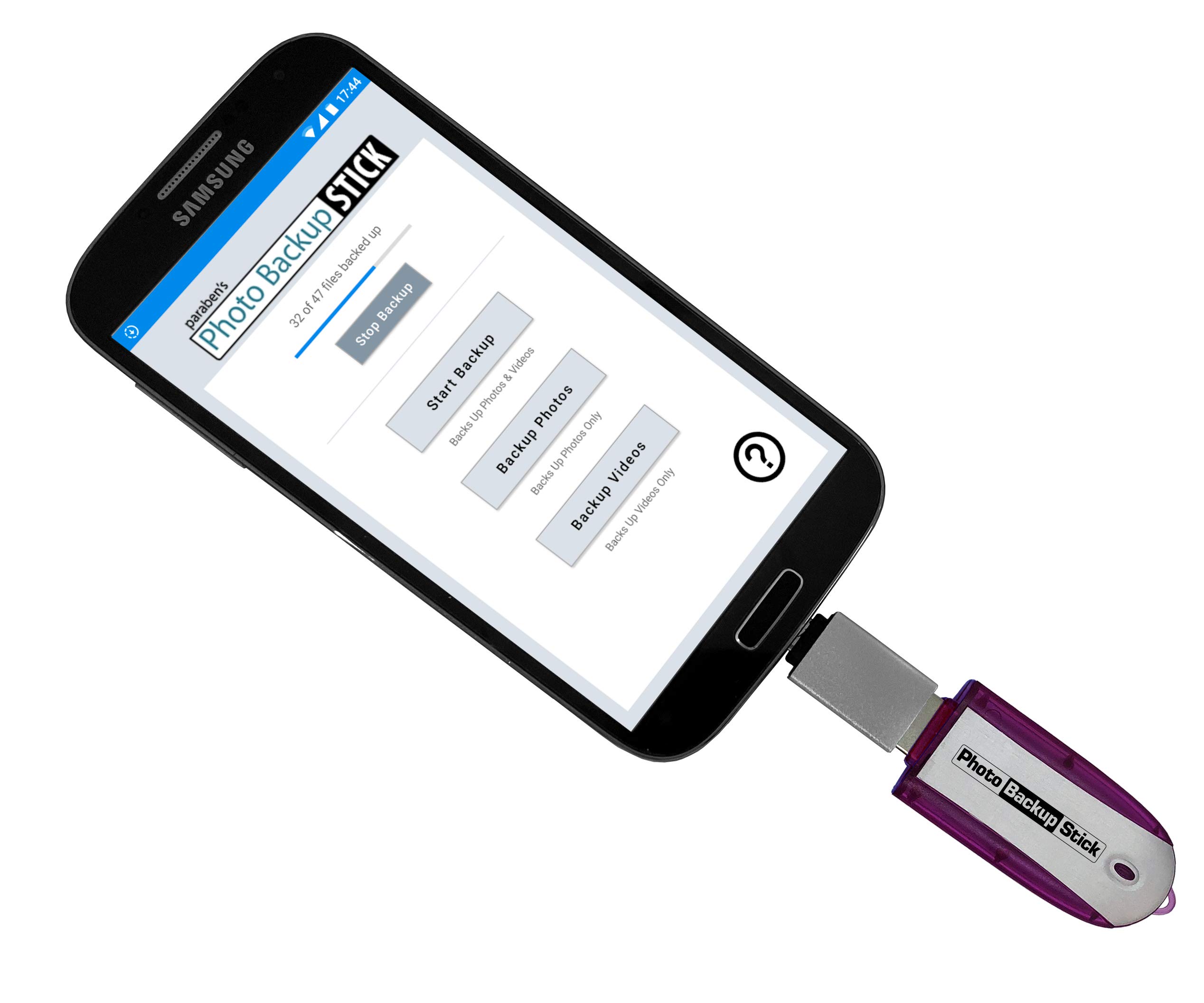 Photo Backup Stick for Computers, Phones, and Tablets (16 GB)