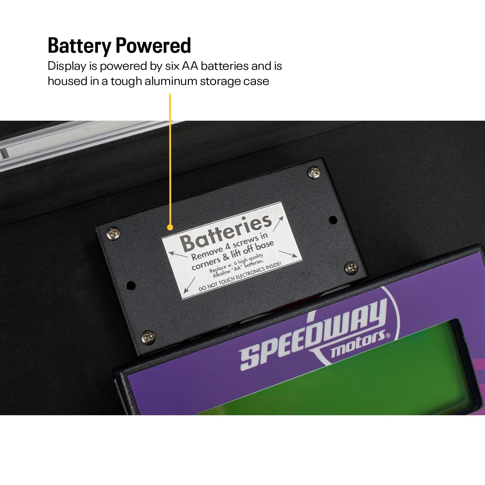 1 Weigh Electronic Race Car Scale System: 6,000 LB Capacity, Corner Weight, Cross Weight & LR Bite, 15x15 Inch Pads, LCD Display, Portable Case, Racing Computer Wheel Scale