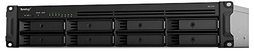 Synology RackStation RS1219+ iSCSI NAS Server with Intel Atom 2.4GHz CPU, 8GB Memory, 32TB HDD Storage, DSM Operating System