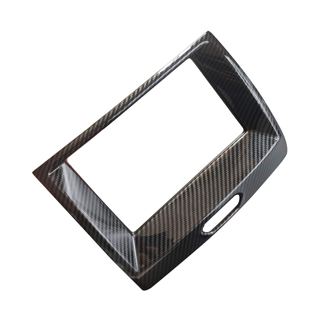 ruihe Carbon Fiber Color Inner Center Navigation Frame Cover Fit for Ford Ranger 2015 2016 2017 2018 2019 2020 2021