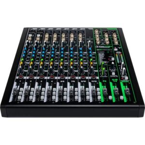 Mackie ProFX12v3 12-Channel Sound Reinforcement Mixer with Built-In FX, Gator Cases G-MIXERBAG-1515 Mixer Bag & Stereo Cable 10ft Bundle