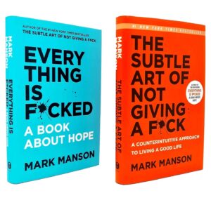 by mark manson the subtle art of not giving a f*ck & everything is f*cked two book combo