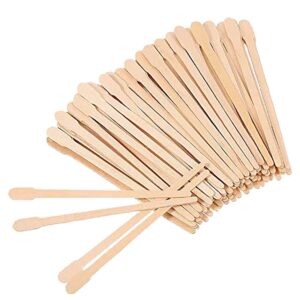 uuyyeo 500 pcs waxing spatulas wood craft sticks wax applicator sticks eyebrows hair removal sticks