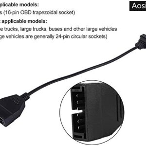 OBD2 to OBD1 GM Adapter,OBD1 12 Pins to OBD2 16 Pins Diagnostic Tool Connector Adapter Cable Replacement for GM