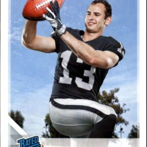 2019 Donruss Football #340 Hunter Renfrow RC Rookie Oakland Raiders RR Official Panini NFL Trading Card