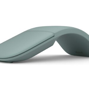 Microsoft ARC Mouse – Sage. Sleek,Ergonomic design, Ultra slim and lightweight, Bluetooth Mouse for PC/Laptop,Desktop works with Windows/Mac computers