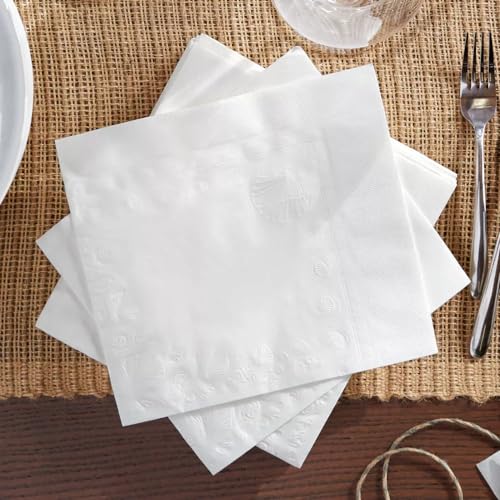 Vanity Fair Dinner Napkins, Pre Folded, 40 CT Silver (1)