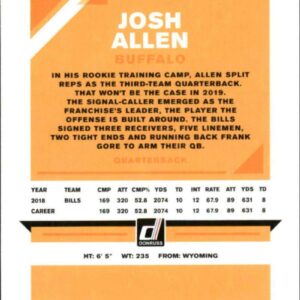 2019 Donruss #33 Josh Allen NM-MT Bills