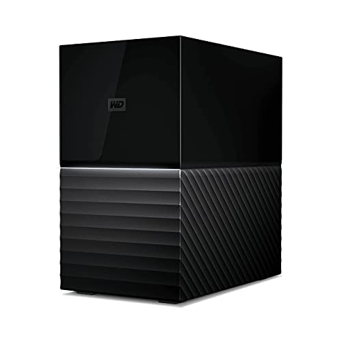 Western Digital 28 TB My Book Duo Desktop RAID USB 3.1 External Hard Drive and Auto Backup Software, Black