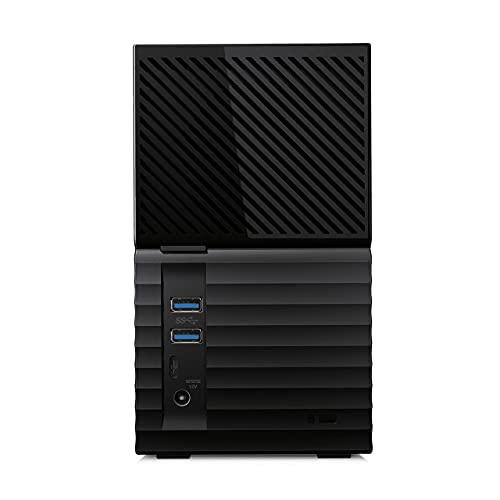 Western Digital 28 TB My Book Duo Desktop RAID USB 3.1 External Hard Drive and Auto Backup Software, Black