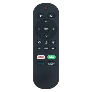 ns-rcrus-20 nsrcrus20 replacement remote control work for insignia roku tv ns-40dr420na16 ns-40dr420na16b ns- 43dr710na17 ns-39dr510na17 ns-55dr710na17 w netflix hulu sling now buttons