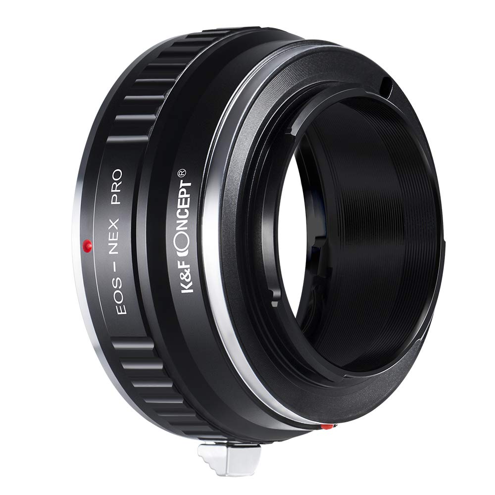 K&F Concept Lens Mount Adapter for Lens to Sony Alpha Nex E-Mount Camera Body with Matting Varnish Design,Compatible with Sony NEX-3, NEX-5, NEX-5N, NEX-7, NEX-7N, NEX-C3, NEX-F3