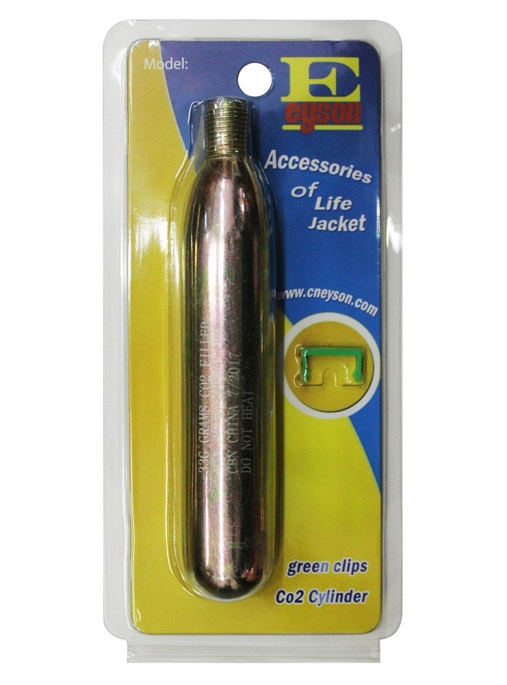 Eyson CO2 Manual Inflatable PFD-Rearming Kit Cartridge Cylinder (33G/ 150N/ Adult)