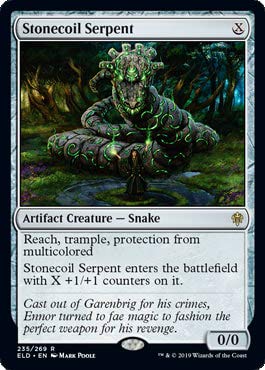 Magic: The Gathering - Stonecoil Serpent - Throne of Eldraine