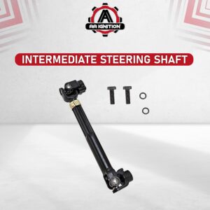 Intermediate Steering Shaft with U Joint Coupler - Compatible with Ford F-150 2004-2008 and Lincoln Mark LT 2006-2008 - Replaces 8L3Z-3B676-B, 4L3Z3B676DA, 7L3Z3B676A - Lower Column Joints