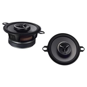 kenwood excelon kfc-x3c 3.5-inch mid range car speaker with silk balanced dome tweeters for chrysler/toyota/others, 120 watts max power (pair)