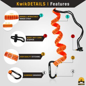 KwikSafety - Charlotte, NC - TSUNAMI KIT [Premium BRAIDED ROPE] Vertical Lifeline, 1D Ring Safety Harness, Lightweight Tool Lanyard, Roof Anchor, 20L Dry Bag ANSI OSHA Fall Arrest System / 100 FT.