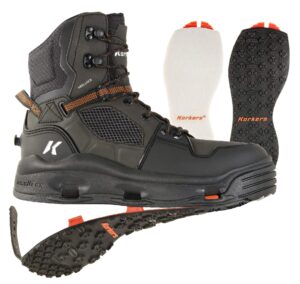 korkers men's terror ridge w/felt & kling-on soles athletic-water-shoes, 11
