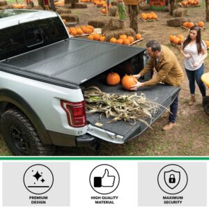 RealTruck Gator EFX Hard Tri-Fold Truck Bed Tonneau Cover | GC24019 | Fits 2015-2020 Ford F-150 (incl. Raptor) 5' 7" Bed (67.1")