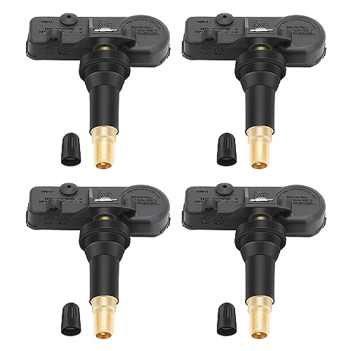 TPMS Sensor GM, Tire Pressure Monitoring System Sensor 315MHZ Compatible for Chevy Silverado GMC Cadillac Buick Pontiac - Replaces# 13586335 13581558 13598771 13598772, 4pcs