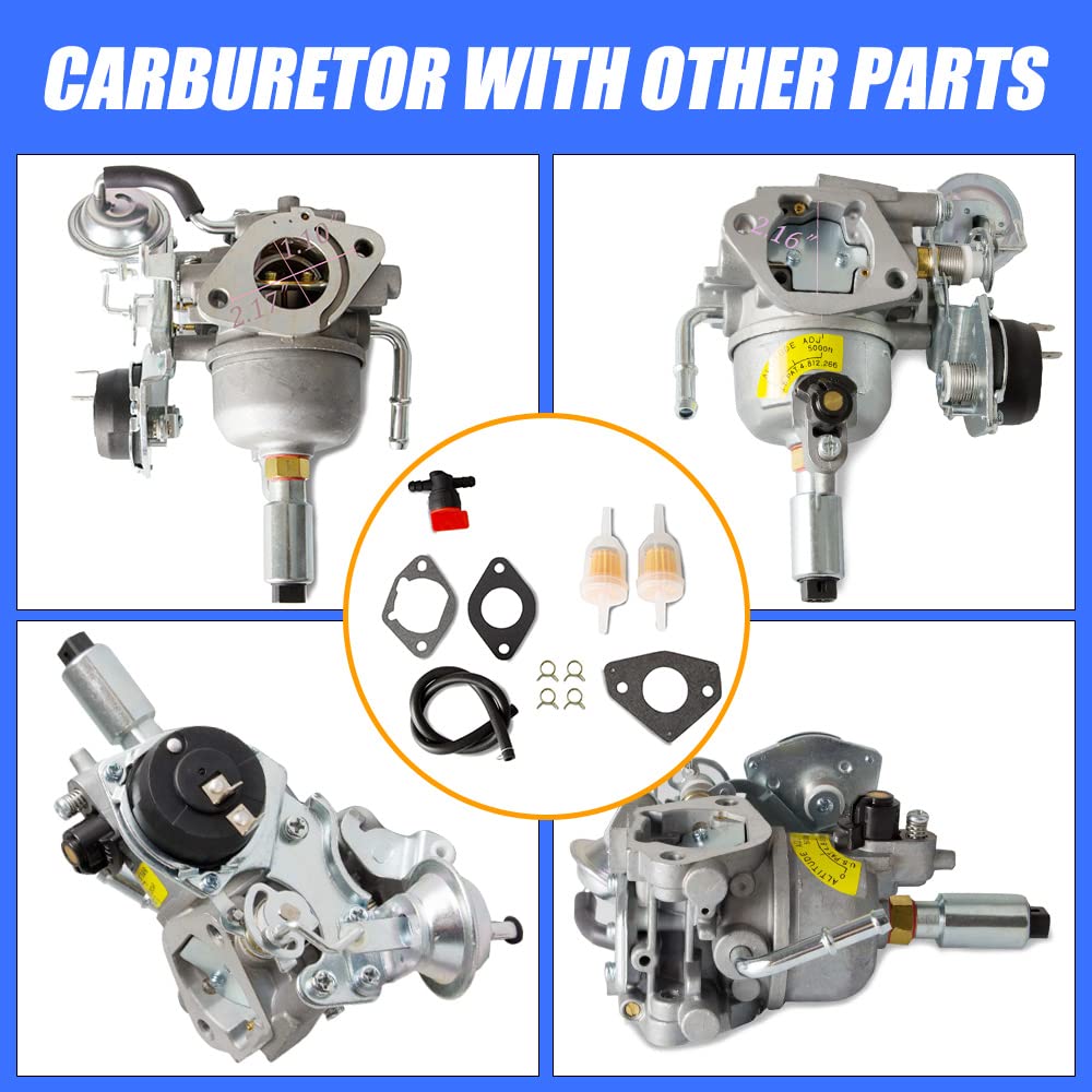 RANSOTO 5410765 Carburetor Kit Compatible with Onan QG 5500 7000 Marquis gold 5.5 HGJ Series HGJAA HGJAB HGJAC HGJAE HGJAF RV Generator Replace 146-0774 141-0983