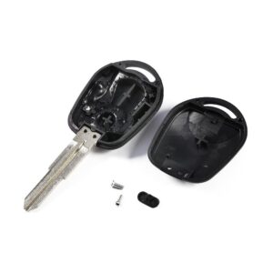 key shell， car remote key shell fit for ssangyong for actyon for kyron for rexton case cover fob 2 button