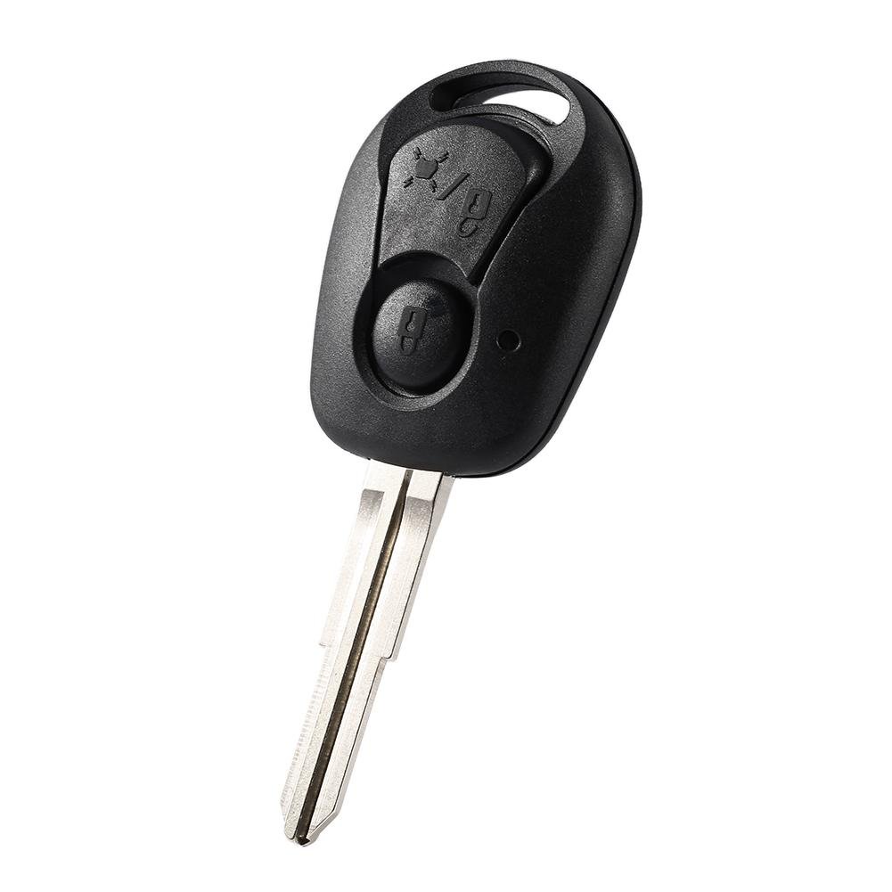 Key Shell， Car Remote Key Shell Fit for SsangYong for Actyon for Kyron for Rexton Case Cover Fob 2 Button