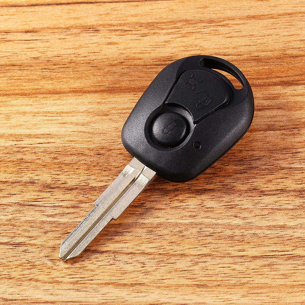 Key Shell， Car Remote Key Shell Fit for SsangYong for Actyon for Kyron for Rexton Case Cover Fob 2 Button