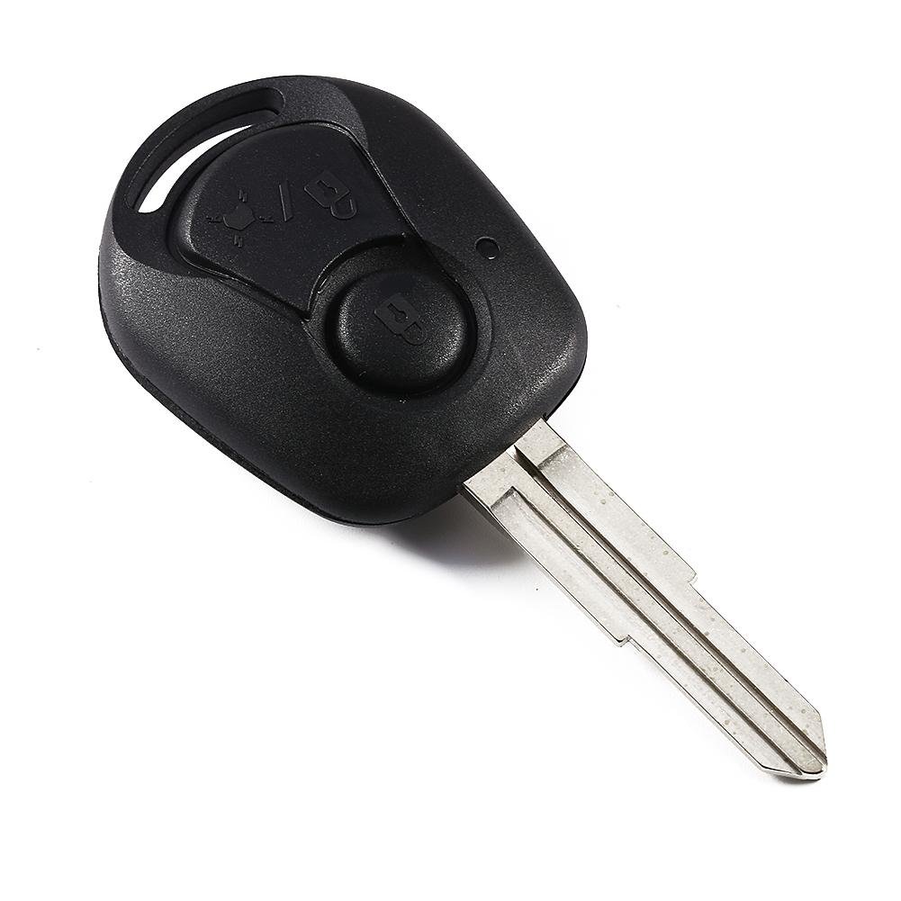 Key Shell， Car Remote Key Shell Fit for SsangYong for Actyon for Kyron for Rexton Case Cover Fob 2 Button