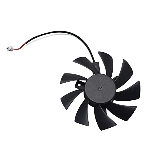 inRobert DIY Dual Bearing 85mm 2pin Video Card Fan Replacement for Zotac GTX 1050 Ti Mini Graphic Card