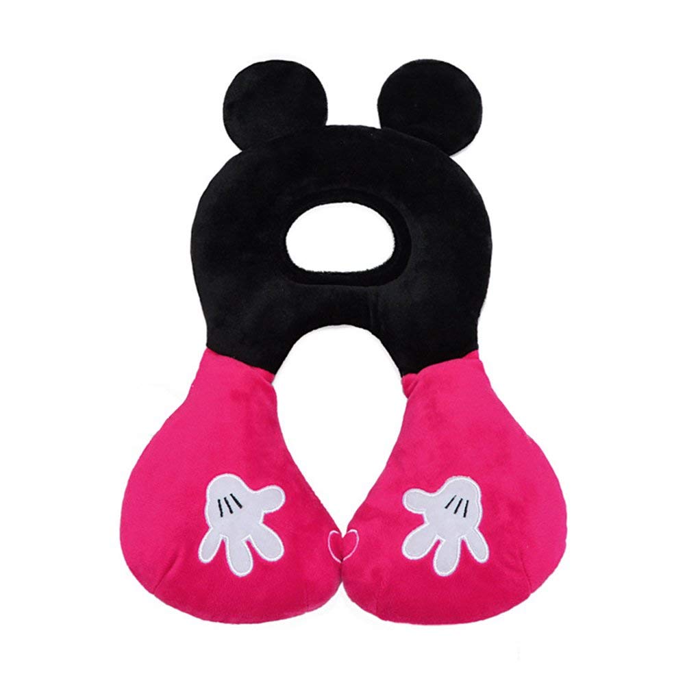 Travel Friend Head and Neck Support Pillow,Infant Comfortable Stroller Head Support Travel Cushion for Car Seat Fit for Baby 6-24Months