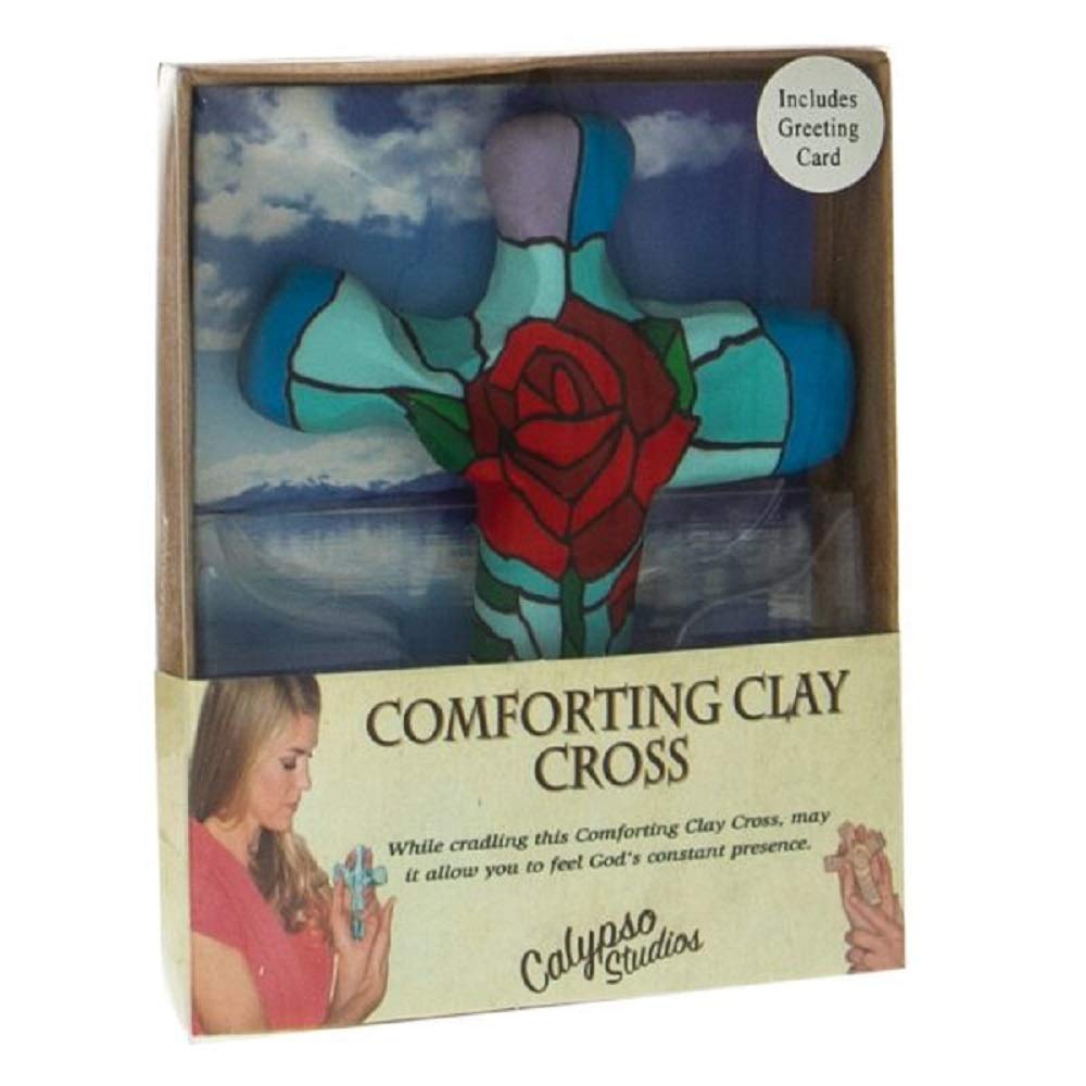 Calypso Studios by First & Main 5.5"" Eternal Love Comforting Clay Cross, Multi