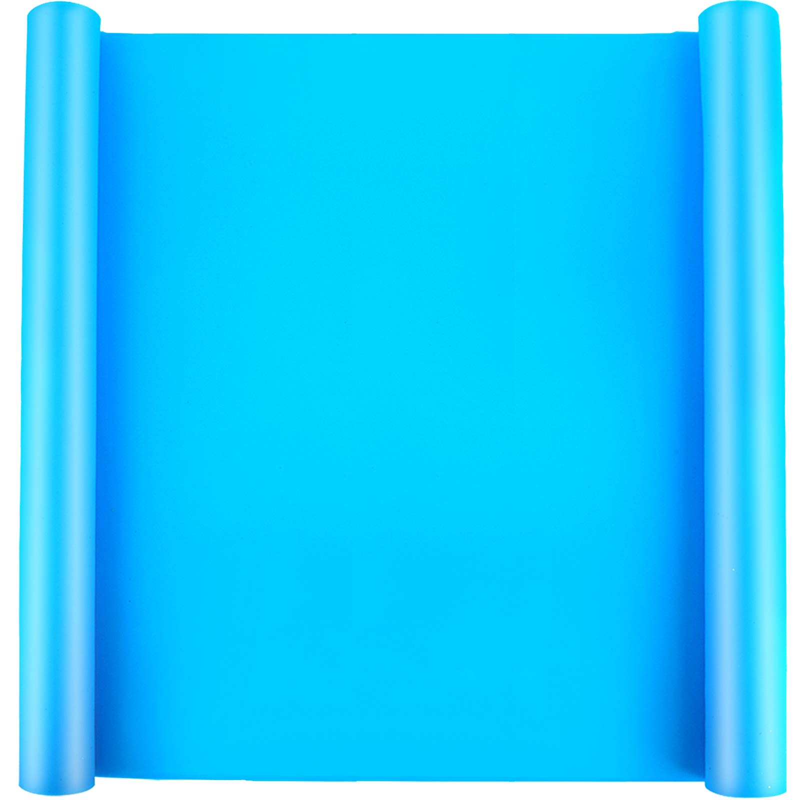 LEOBRO 23.4” x 15.6” Large Silicone Mat for Crafts, Thick Silicone Sheet for Jewelry Casting Mat, Nonstick Heat-Resistant Craft Mat for Epoxy Resin, Clay, Resin Molds, Sky Blue