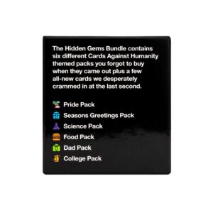 Cards Against Humanity: Hidden Gems Bundle • 6 cool themed packs + 10 all-new cards