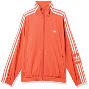 adidas Originals Women's Lock Up Track Top Jacket, Trace Scarlet/White, XS