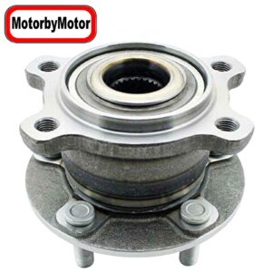 MotorbyMotor 512500 Rear Wheel Bearings and Hub Assembly with 5 Lugs Fits for 2013-2019 Ford Escape, 2015-2019 Lincoln MKC Wheel Hub Assembly