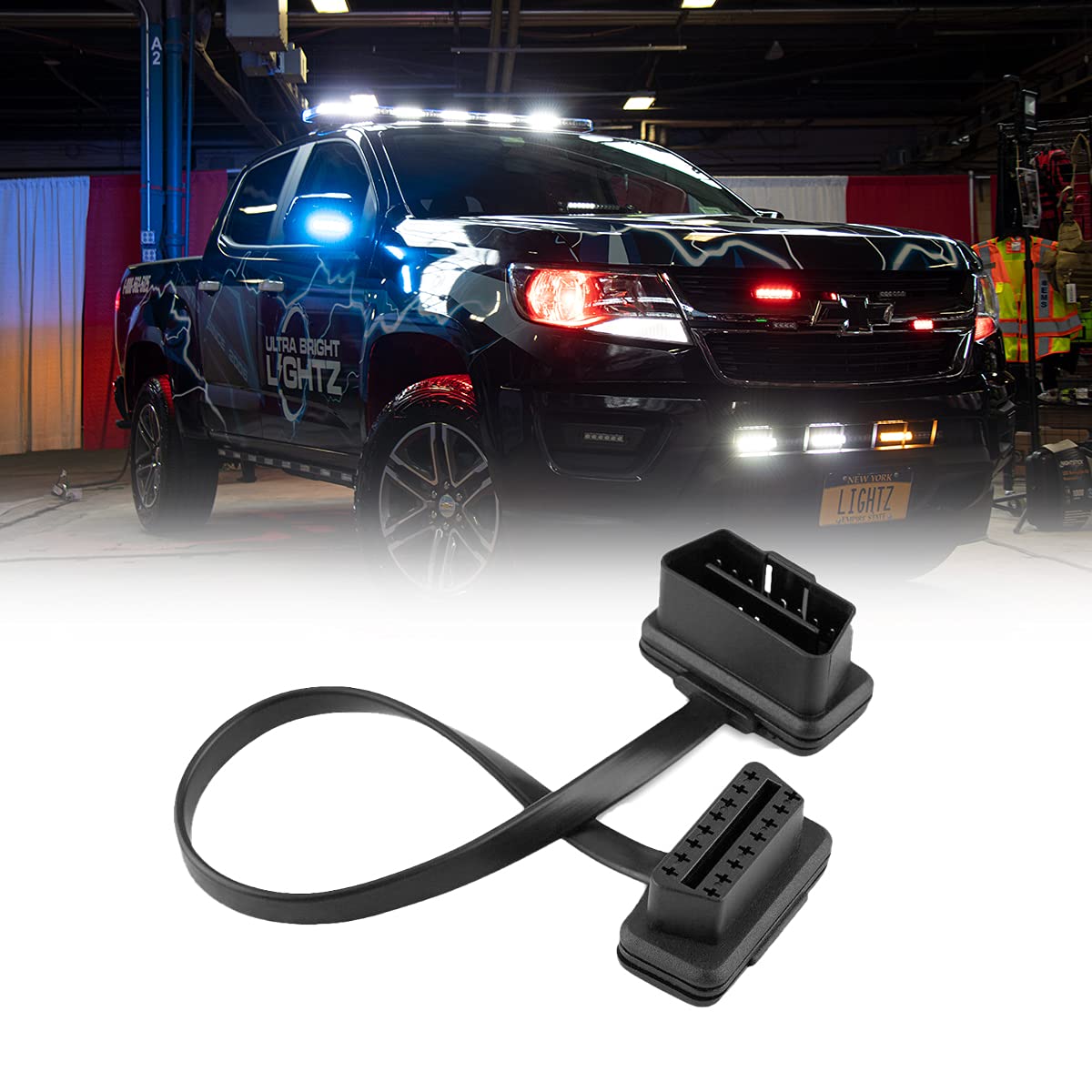 Official Z-Flash | Speed Turtle OBD-II Extension Cable | Emergency Warning Strobe Light Flasher