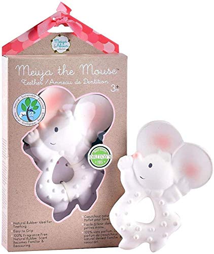 Tikiri Meiya The Mouse Teether (White)