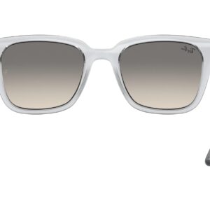 Ray-Ban Rb4323 Square Sunglasses, Transparent/Clear Gradient Grey, 51 mm