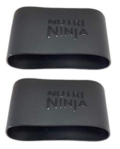 ninja silicone grip sleeve for 12oz 18oz 24oz 32oz auto-iq blender cup, pack of 2