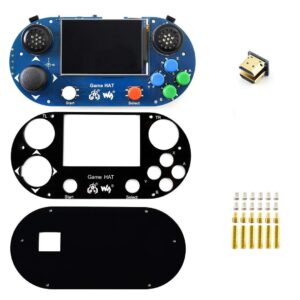 Game HAT/Game Console/Gamepad Kit for Raspberry Pi A+/B+/2B/3B/3B+/Zero W with 3.5inch IPS Screen 480x320 60 Frame