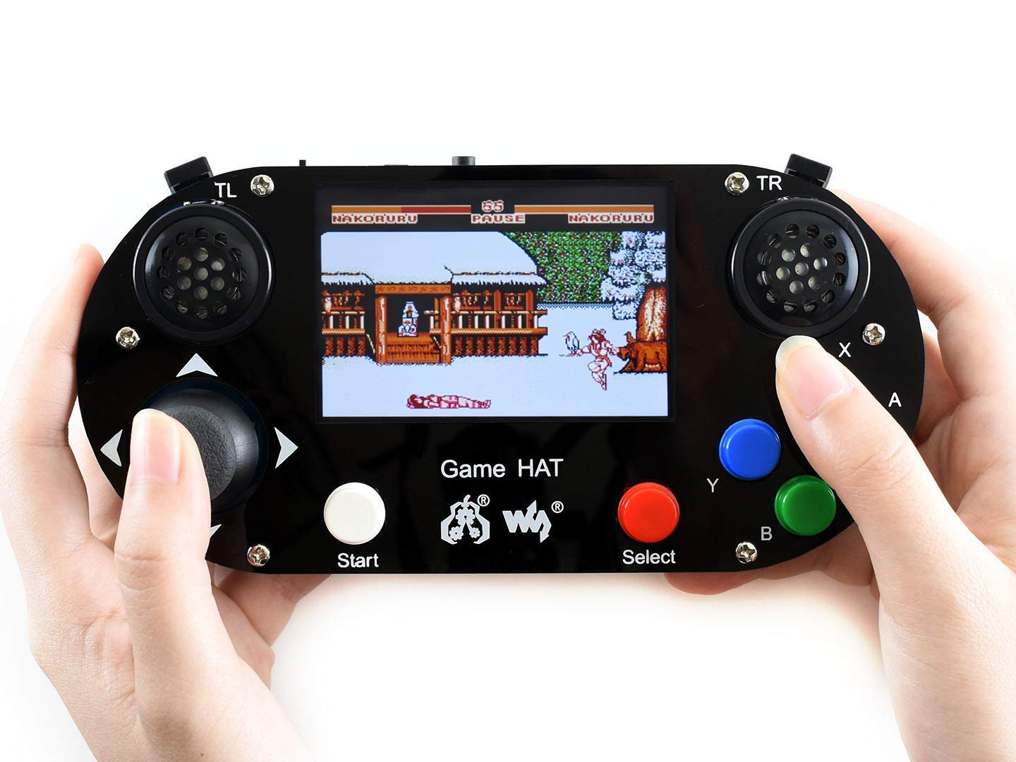 Game HAT/Game Console/Gamepad Kit for Raspberry Pi A+/B+/2B/3B/3B+/Zero W with 3.5inch IPS Screen 480x320 60 Frame